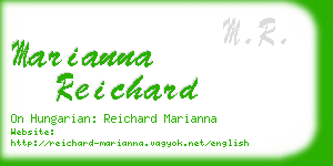 marianna reichard business card